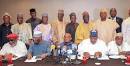 Coalition leaders at Yar’Adua Centre