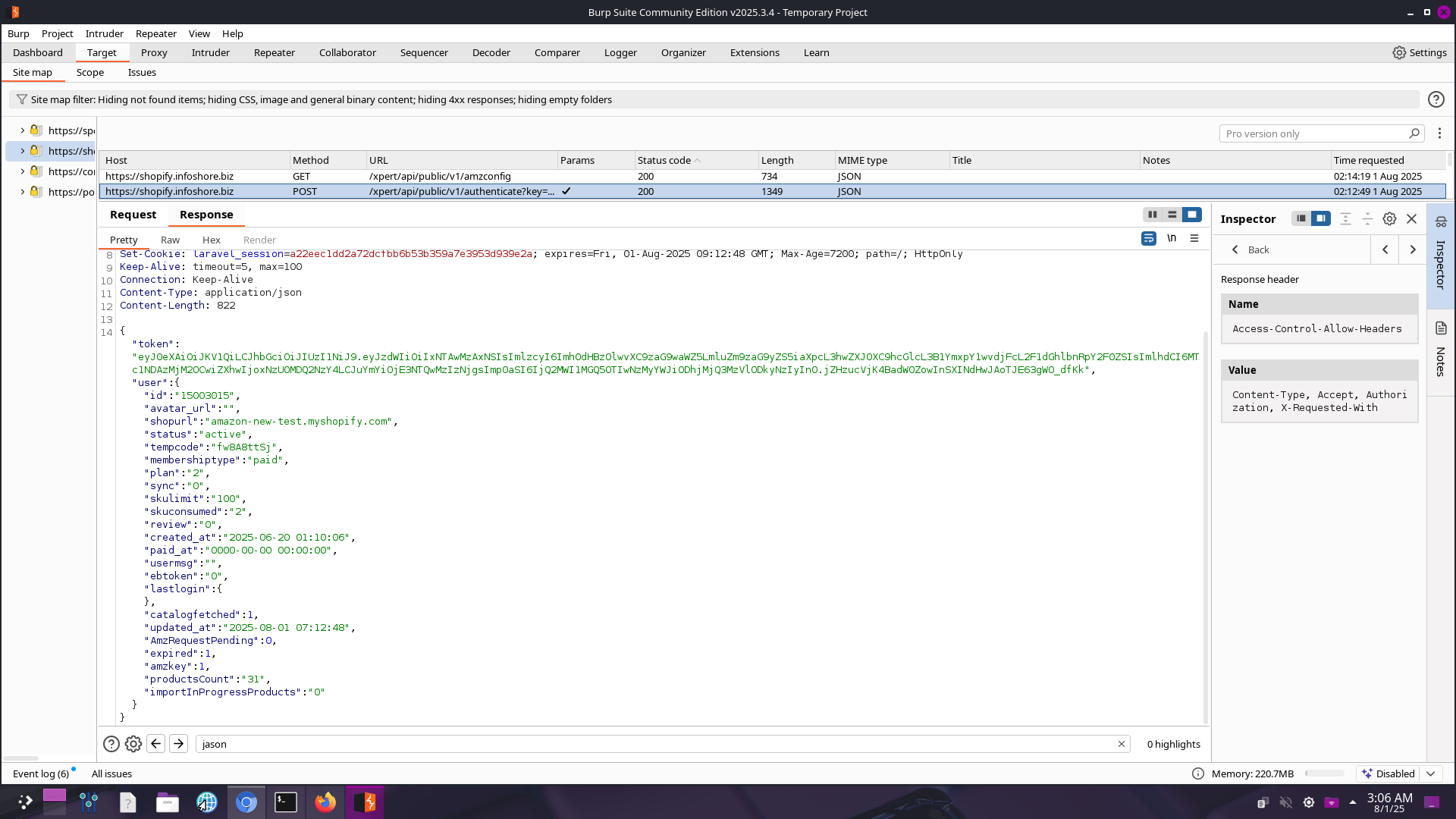 penetration testing request validation